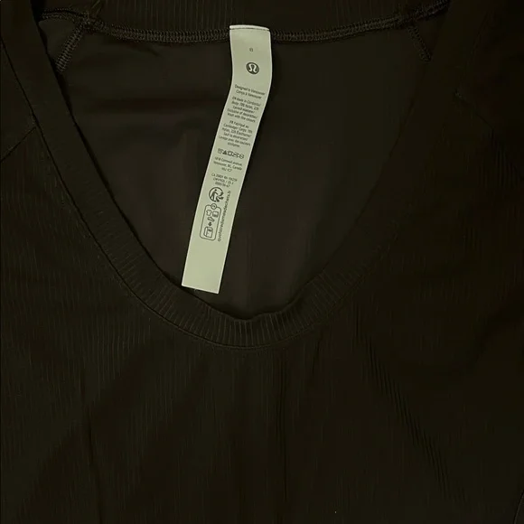 Lululemon All Aligned Ribbed Long Sleeve Midi Dress Sequoia Brown Size 8 NWT - Picture 3 of 7